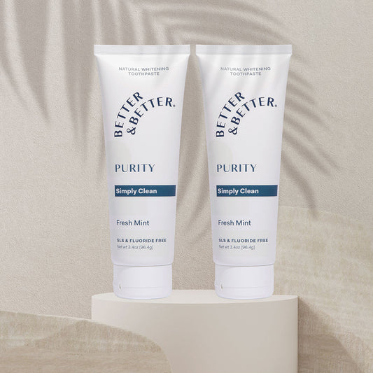 Better & Better Purity Toothpaste Tube - 2 Pack