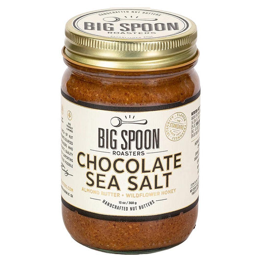 Big Spoon Roasters - 'Chocolate Sea Salt' Almond Nut Butter (13OZ)