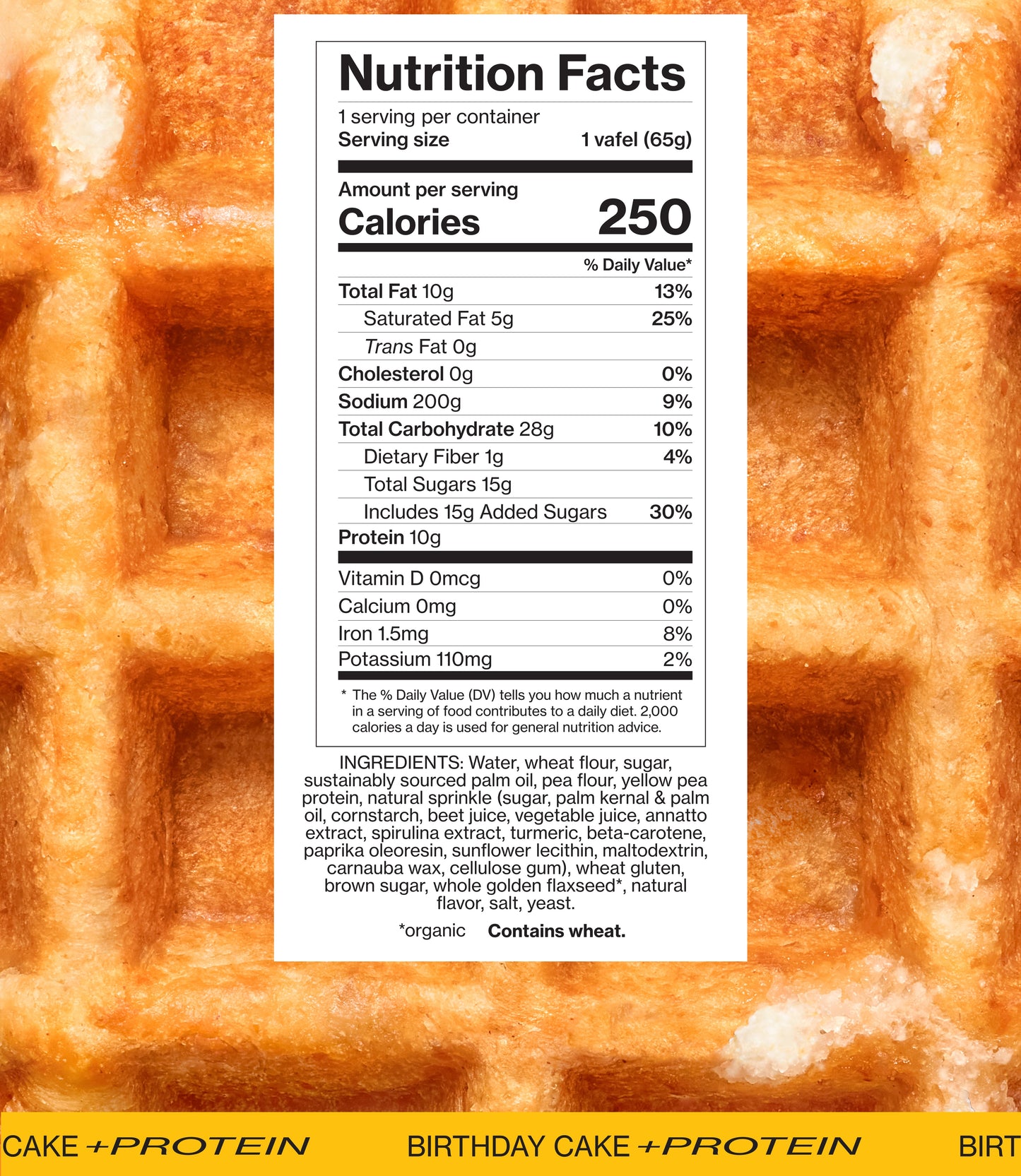 Birthday Cake +10g Protein Liège Vafels