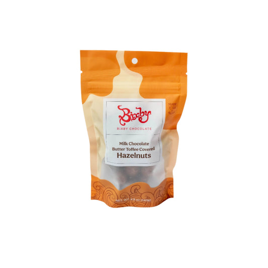 Milk Chocolate & Butter Toffee Coated Hazelnuts