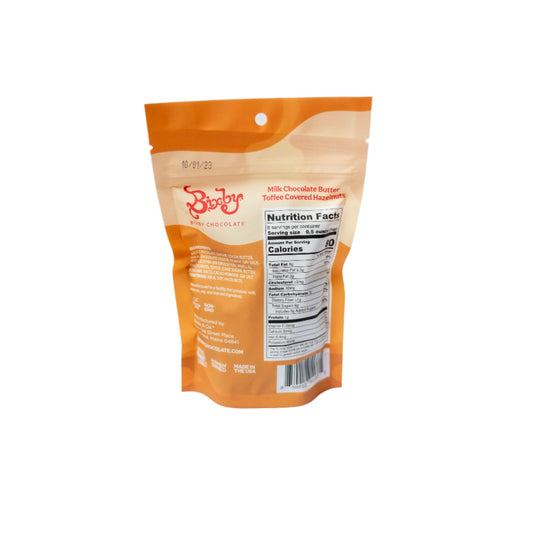 Milk Chocolate & Butter Toffee Coated Hazelnuts