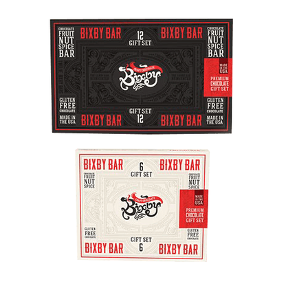 Assorted Gift Boxes of Bixby Bars (6 or 12 bars)