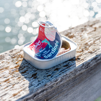 Chocolate Sardines, Tinned
