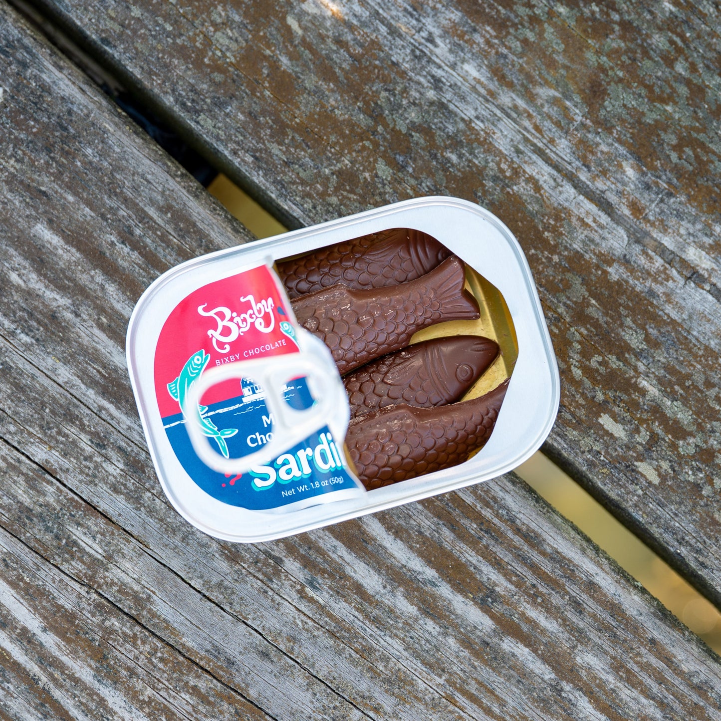 Chocolate Sardines, Tinned