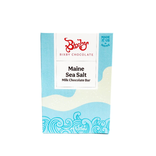 Organic Milk Chocolate Maine Sea Salt Bar