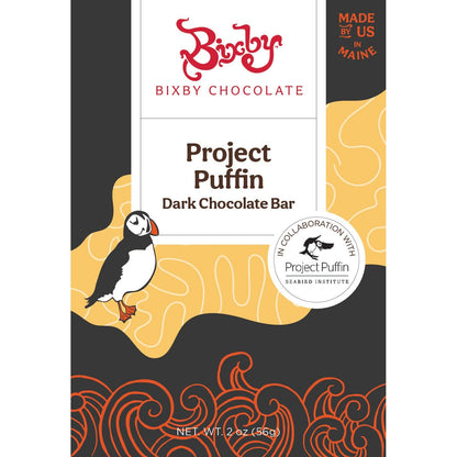 Organic Project Puffin 70% Dark Chocolate Bar