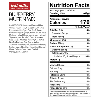 Blueberry Muffin Mix