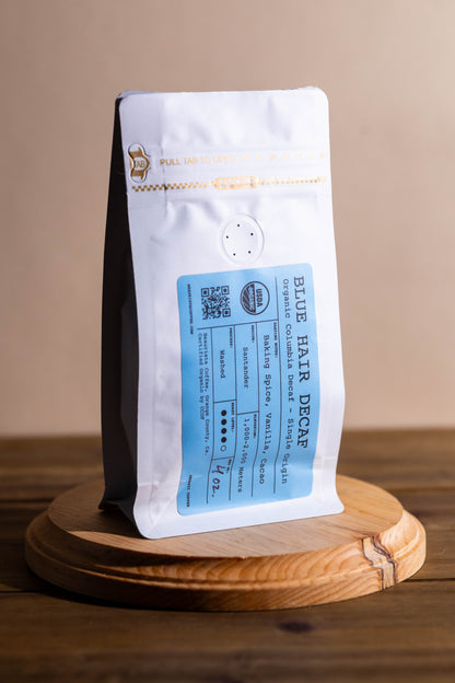 Blue Hair Decaf
