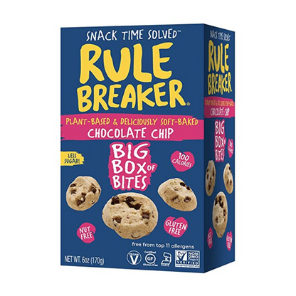 Rule Breakers Chocolate Chip Blondie Big Box of Bites Packs - 6 Packs x 6 oz