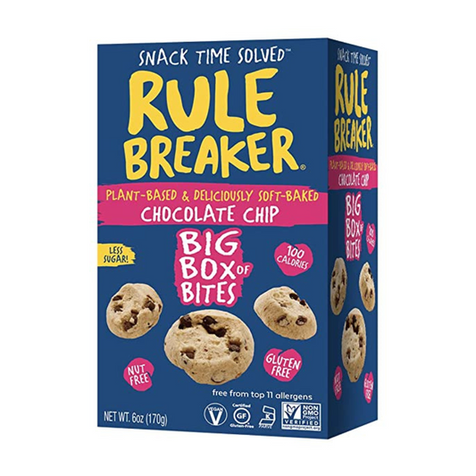 Rule Breakers Chocolate Chip Blondie Big Box of Bites Packs - 6 Packs x 6 oz