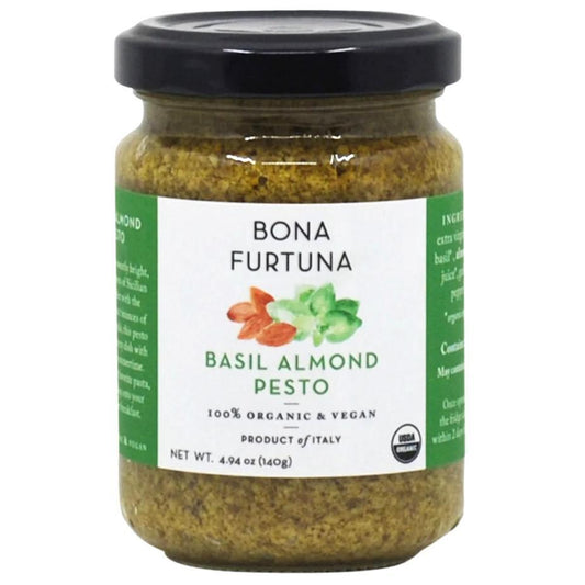 Bona Furtuna - 'Basil Almond' Organic Pesto (140G)