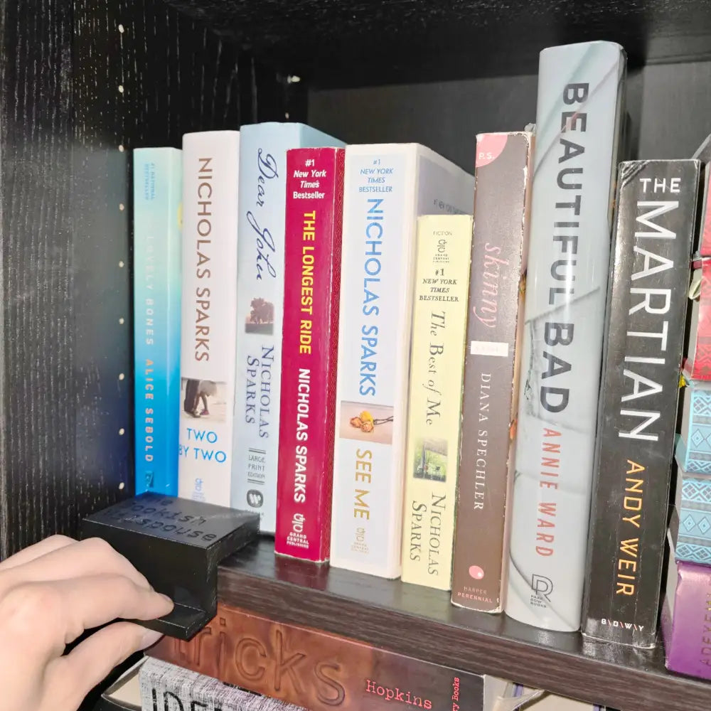 Book Aligner Pro, 4-in-1 Bookshelf Tool (The Bookish Milspouse and Regular Versions)
