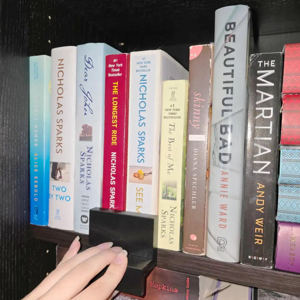 Book Aligner Pro, 4-in-1 Bookshelf Tool (The Bookish Milspouse and Regular Versions)
