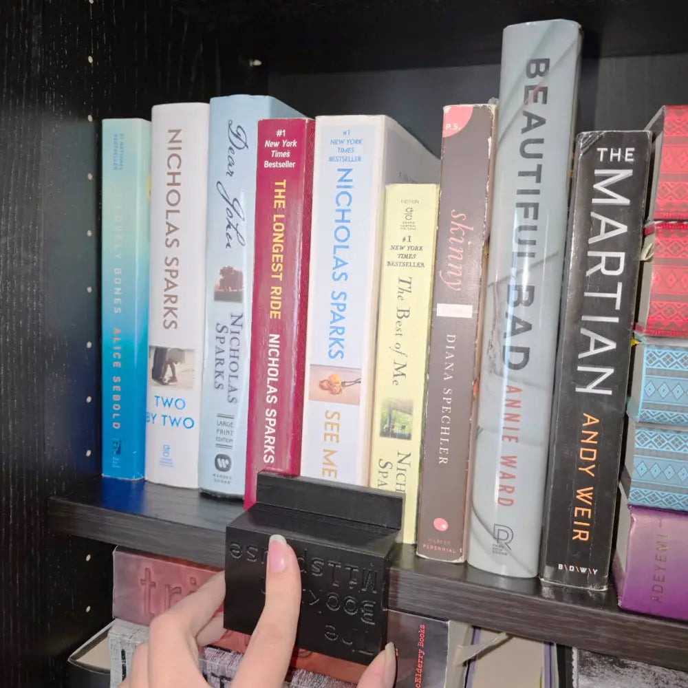 Book Aligner Pro, 4-in-1 Bookshelf Tool (The Bookish Milspouse and Regular Versions)