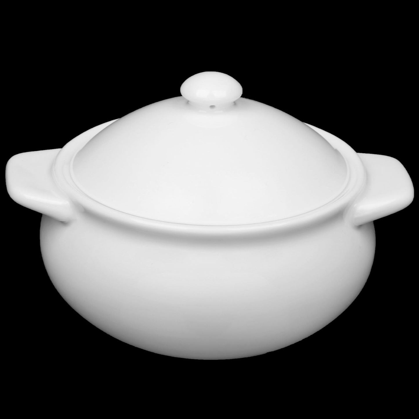 Wilmax Porcelain White Baking Pot 21 Oz | 620 Ml