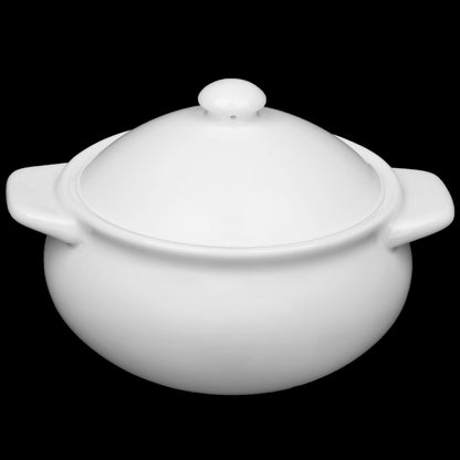Wilmax Porcelain White Baking Pot 21 Oz | 620 Ml