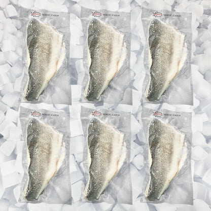 Branzino Fillet 2 x Portions per Pack, Skin On (Bulk Case)