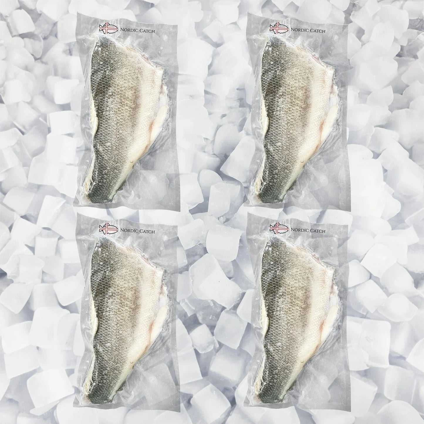 Branzino Fillet 2 x Portions per Pack, Skin On (Bulk Case)