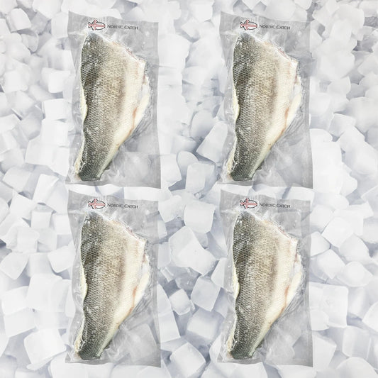 Branzino Fillet 2 x Portions per Pack, Skin On (Bulk Case)