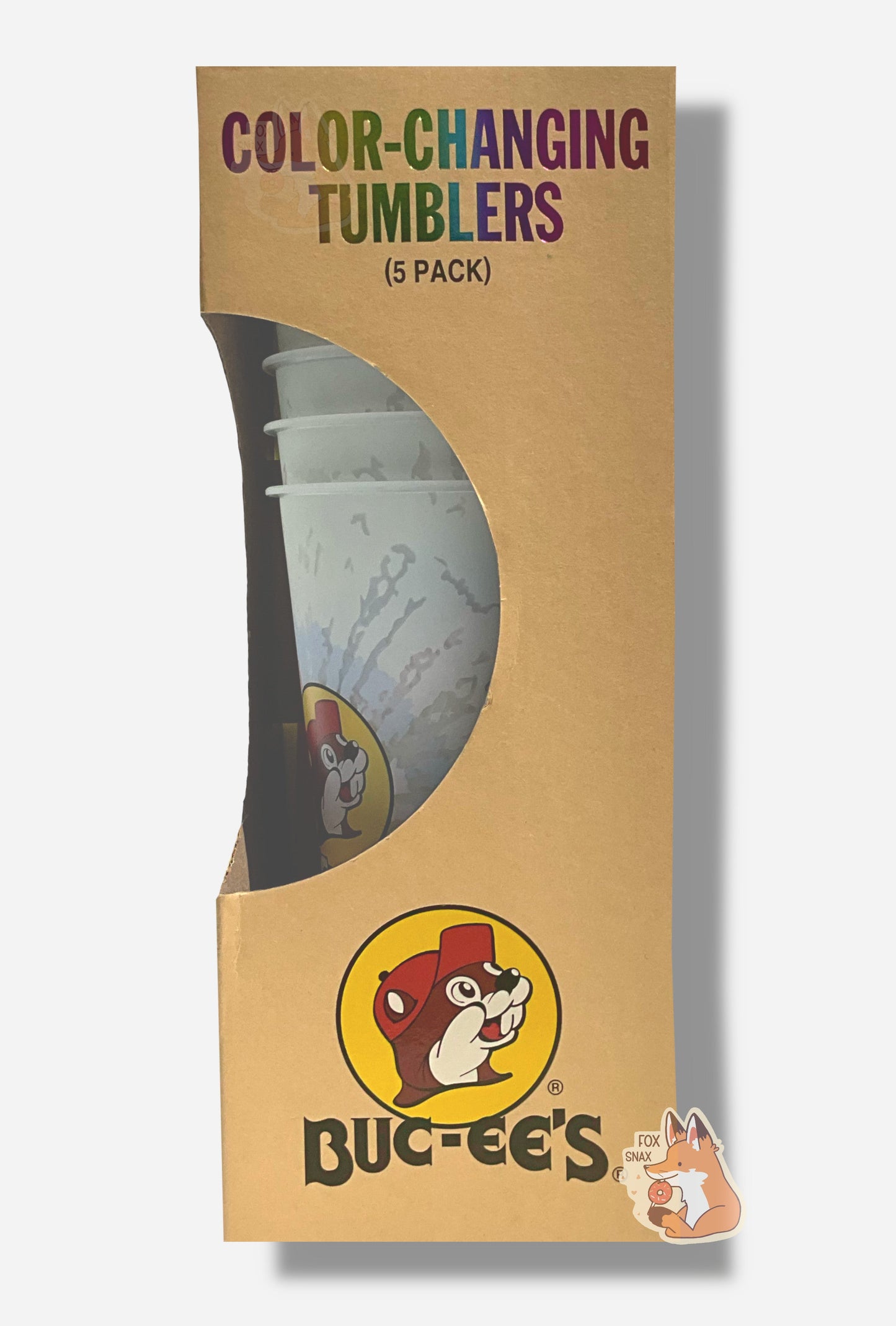 Buc-ee's Tie Dye Color Changing Tumblers