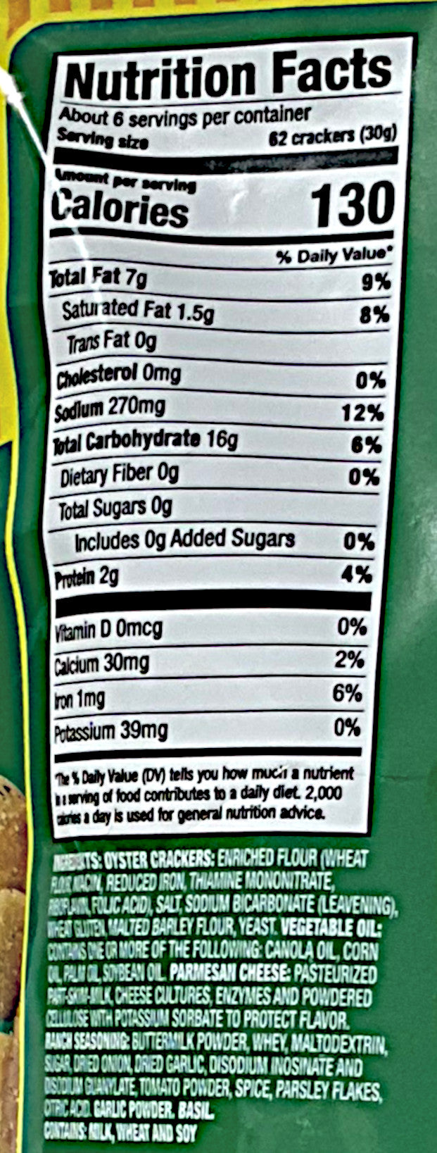 Buc-ee's Garlic Parmesan Crackers