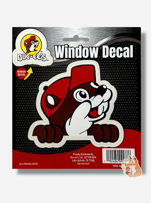 Buc-ee's Peeking Window Decal
