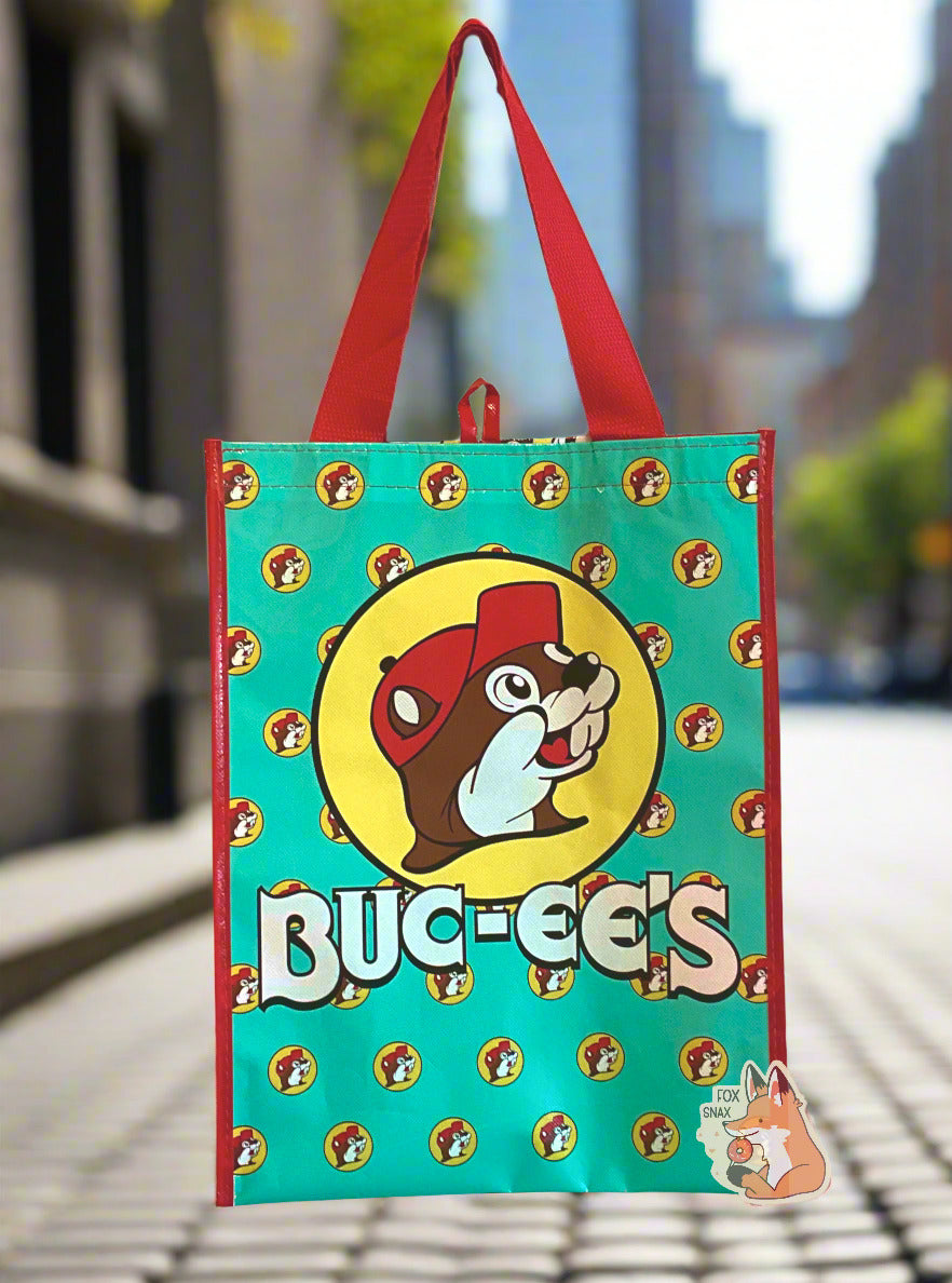 Buc-ee's Turquoise Reusable Tote