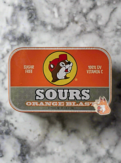 Buc-ee's Orange Blast Sours