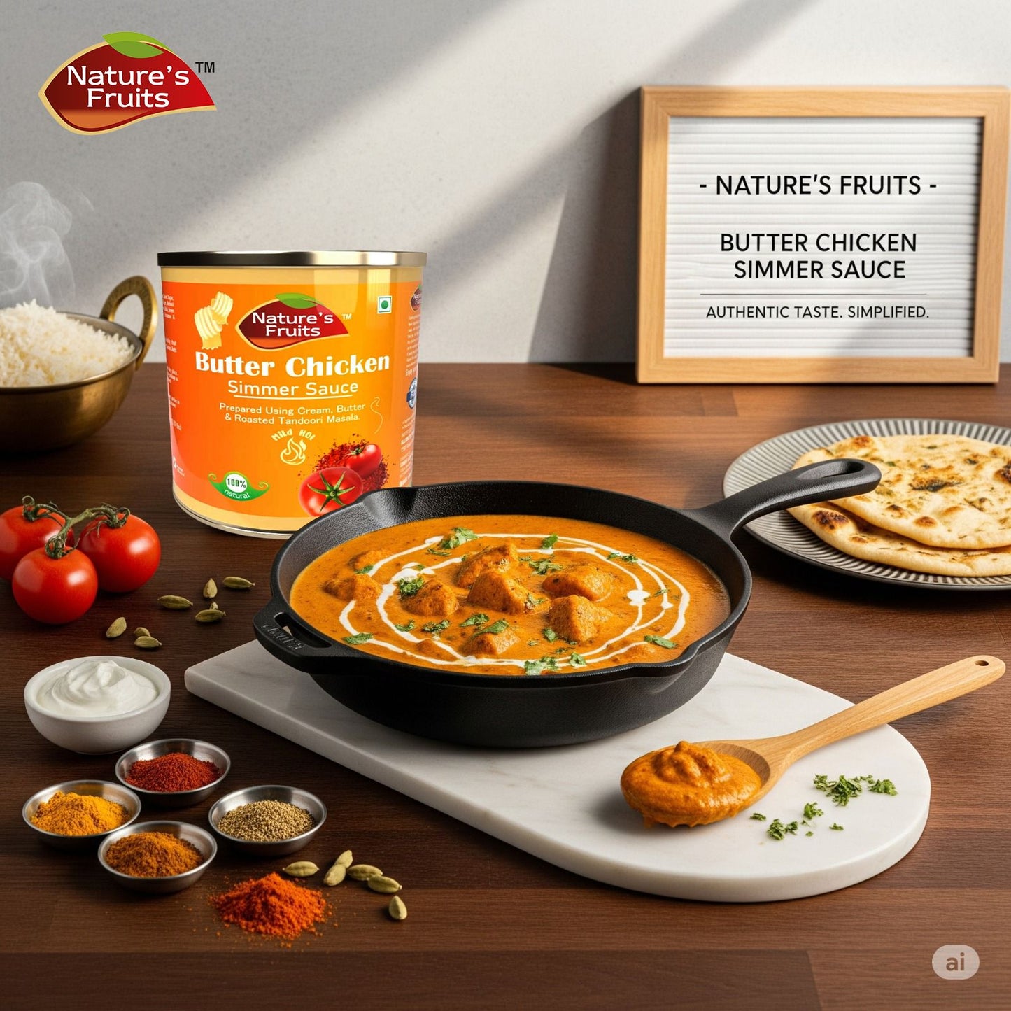 BUTTER CHICKEN SIMMER SAUCE 14 oz