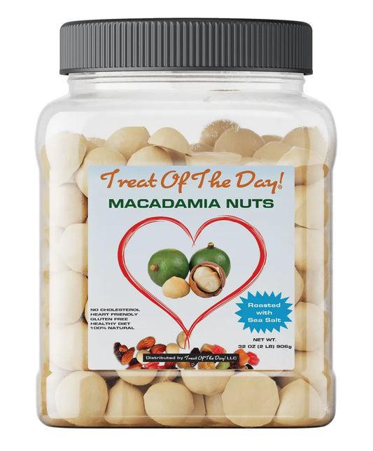 Macadamia.US Treat Of The Day! Organic Macadamia Nuts - Raw Kernel 16oz (1LB)