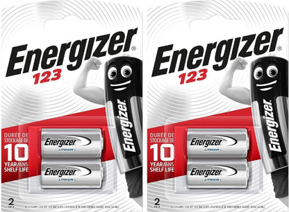 EL123APB-2 3-Volt Lithium Photo Battery (2-Count) (Pack of 2)