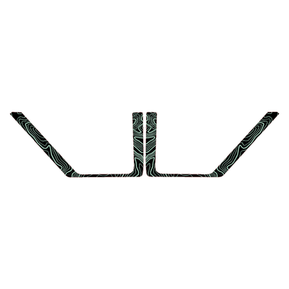 Topo Front Door Net Trim Overlay Kit (Printed Series) - 2021+ Bronco