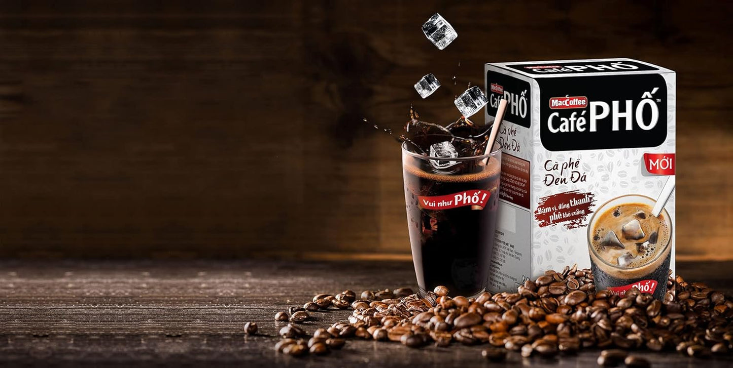 Cafe Pho Black Coffee , Bag of 18 Sachets