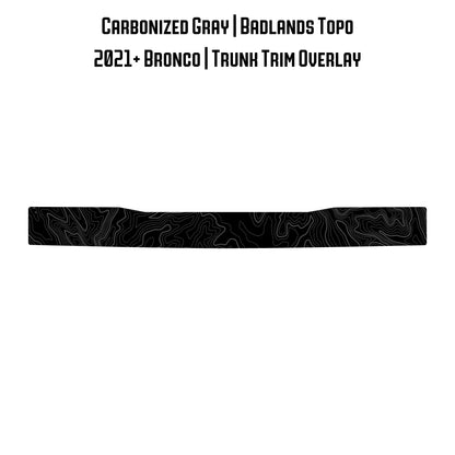 Topo Trunk Trim Overlay / Protector - 2021+ Bronco