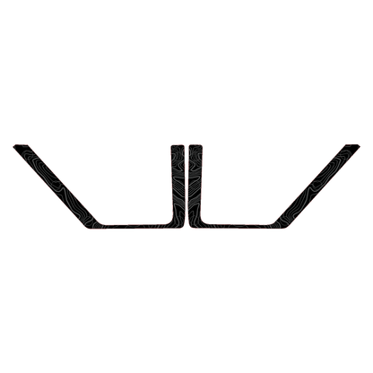 Topo Front Door Net Trim Overlay Kit (Printed Series) - 2021+ Bronco