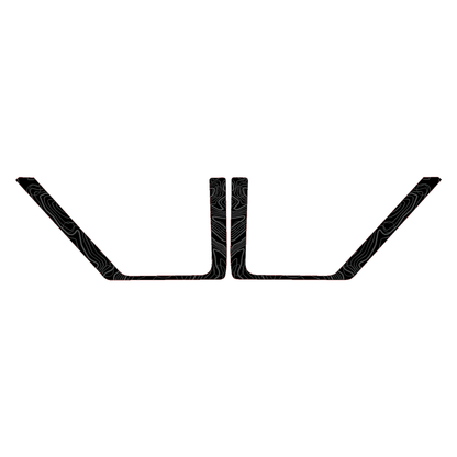 Topo Rear Door Net Trim Overlay Kit (Printed Series) - 2021+ Bronco