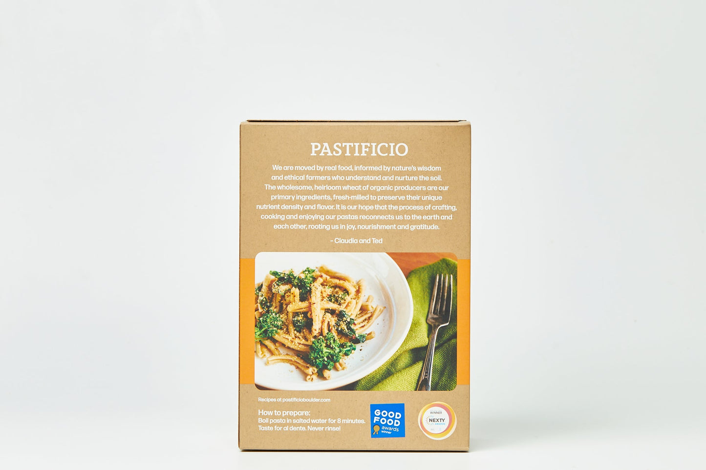 Pastificio Boulder CASARECCE Heritage Ancient Wheat Pasta Box - 6 boxes x 16oz case