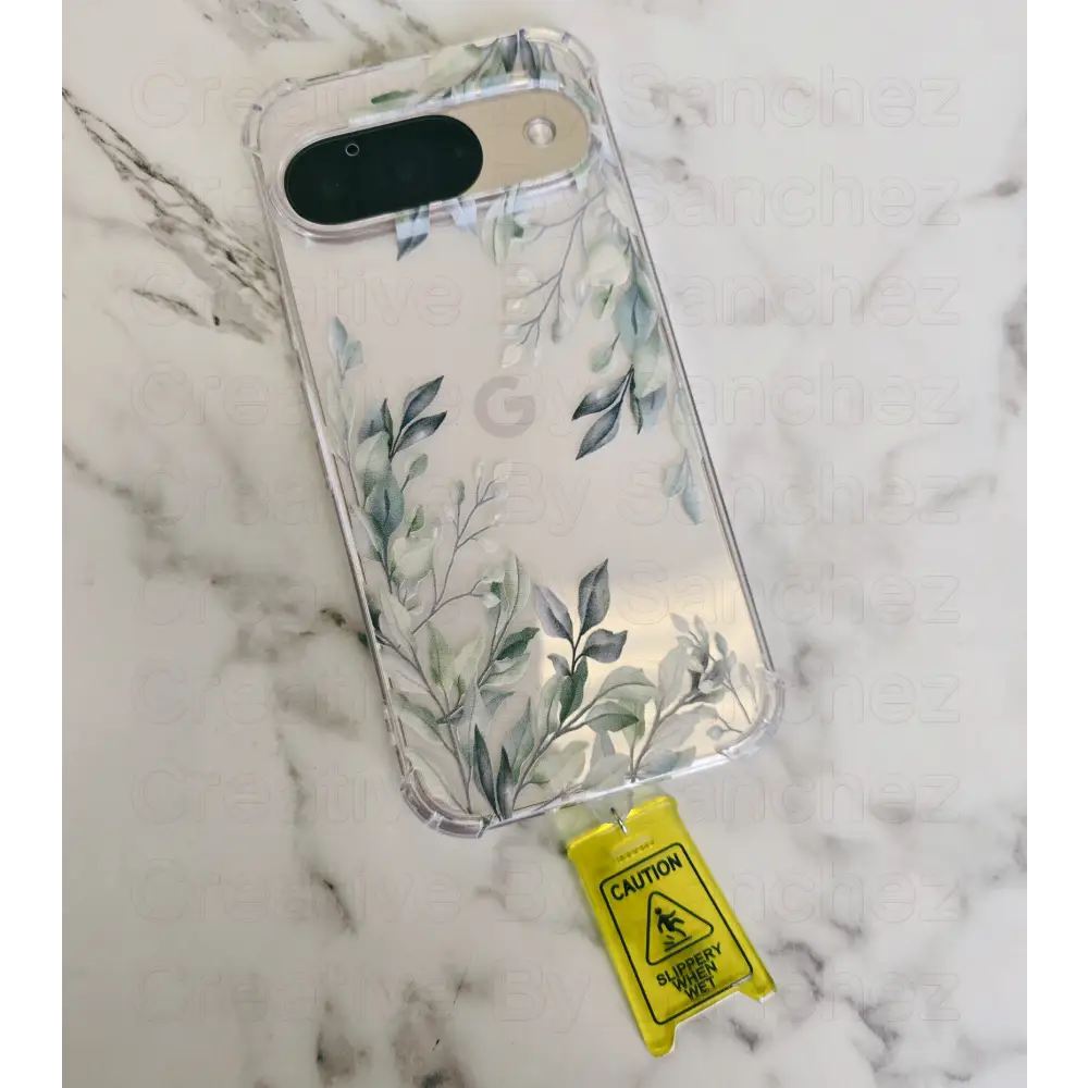 Caution, Slippery When Wet–USB-C Dust Plug Charm for Kindle, Phones, and Tablets