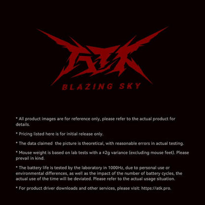 ATK F1 Extrem Ultra-Light 35G Wireless Gaming Mouse | Paw3950/Ultra Sensor | Nordic 52840 MCU for Smooth 125-8000 Hz Performance | for FPS Mobas & RTS Gamer Gifts | VALORANT CS Go2 Esports Gear | Computer PC Game Competitive Equipment