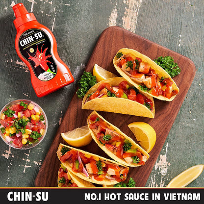 Chin-su Vietnamese Hot Sauce, Sweet Sriracha Chili Sauce 17.6 Oz (500g)