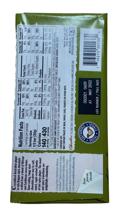 Chocolate Bars, Dark, Chocolove