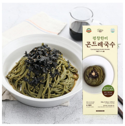 Pyeongchang Gondre Green Noodles (300g)