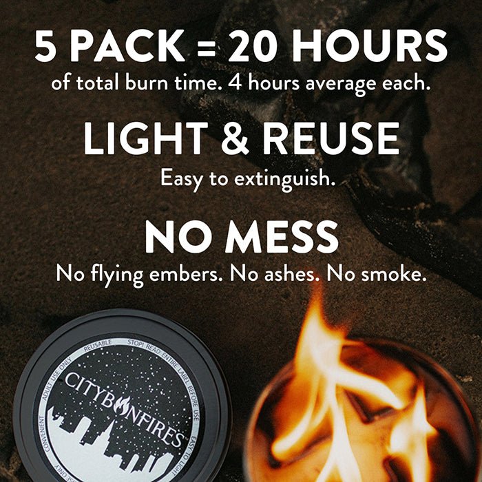 City Bonfire - 5 Pack ($15.99 Each)