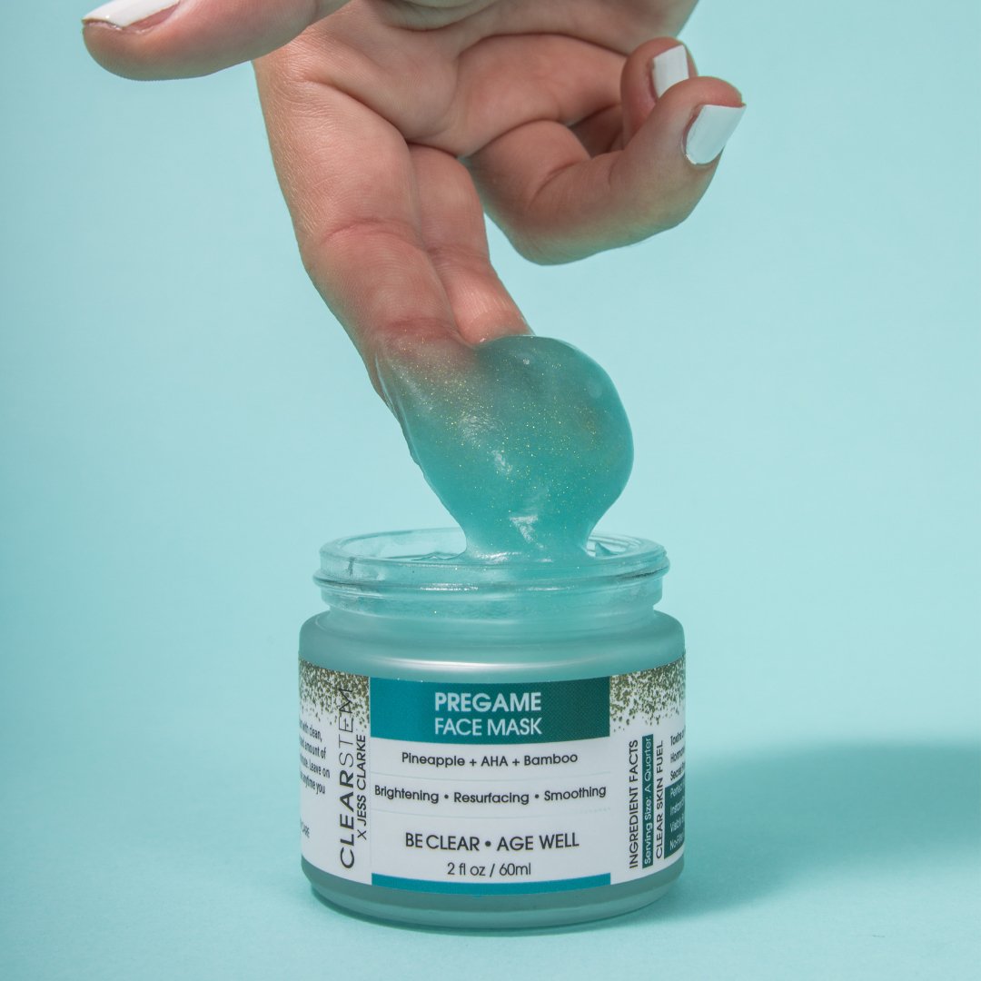 CLEARSTEM Skincare PREGAME™ Face Mask x Jess Clarke