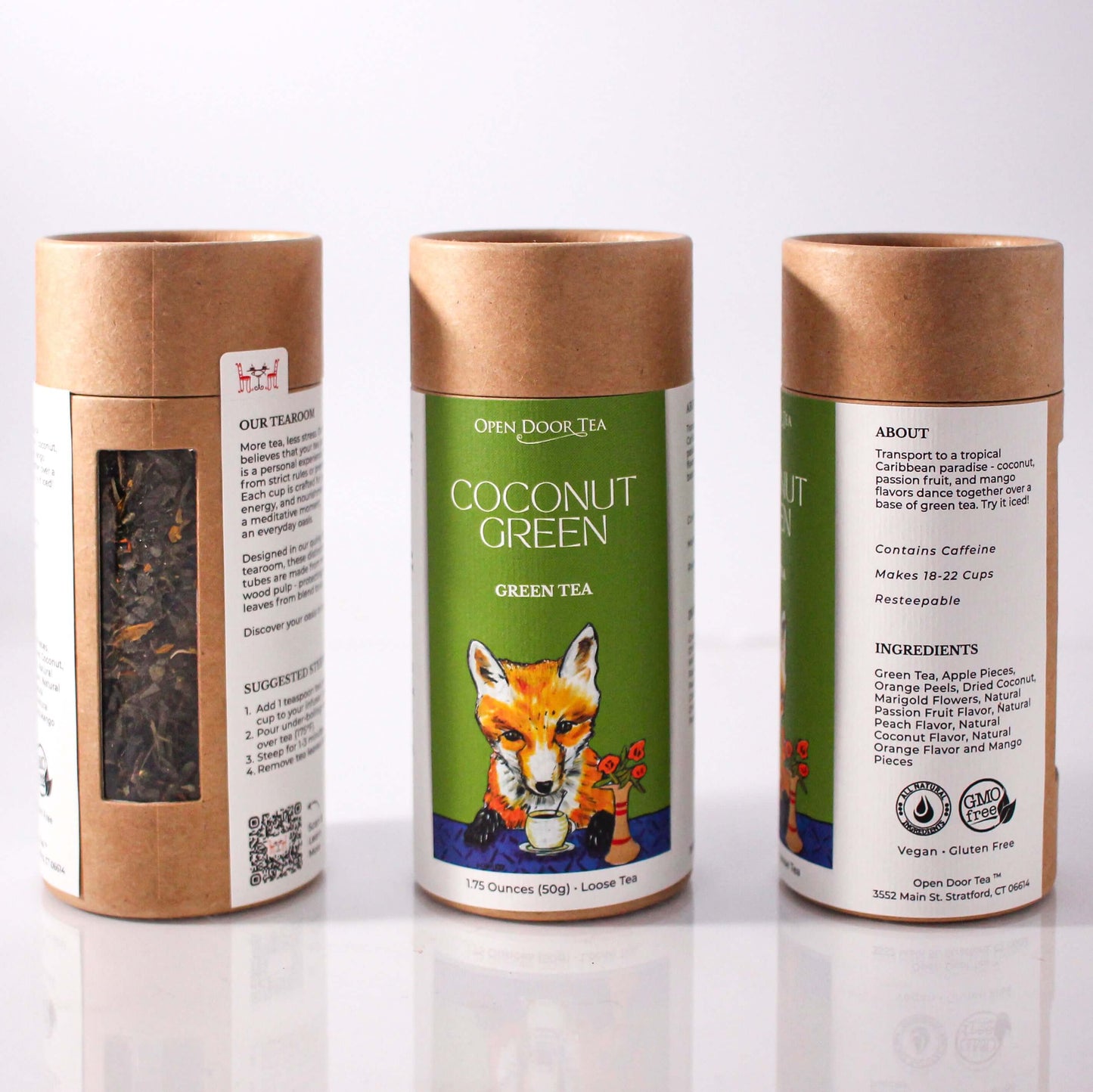 Open Door Tea Coconut Green