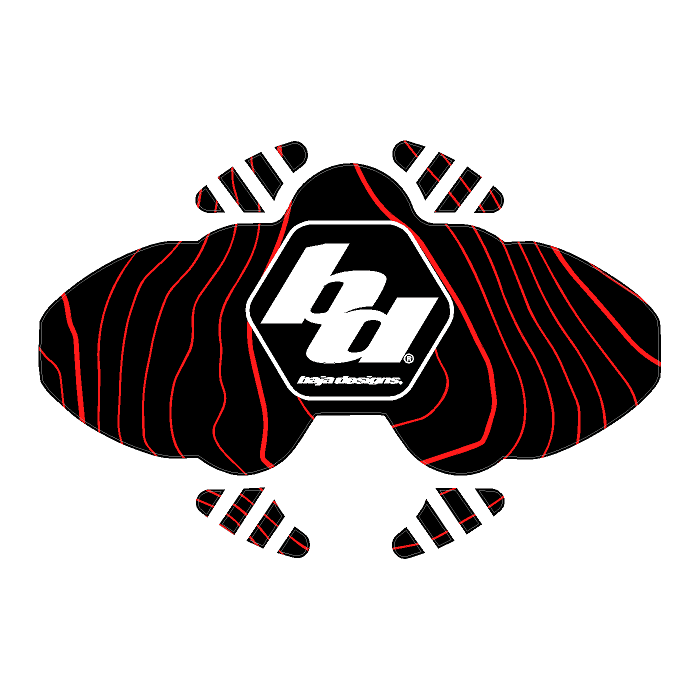 Baja Designs LP4 Topographic Light Cover Overlays  - Universal