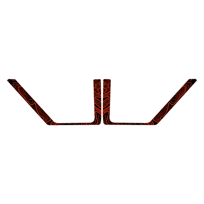 Topo Rear Door Net Trim Overlay Kit (Printed Series) - 2021+ Bronco