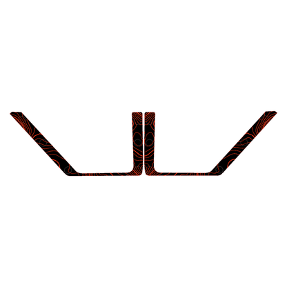 Topo Front Door Net Trim Overlay Kit (Printed Series) - 2021+ Bronco