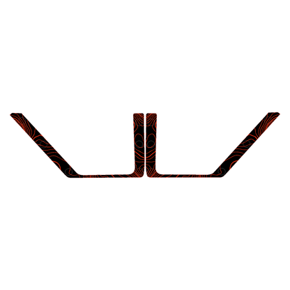 Topo Rear Door Net Trim Overlay Kit (Printed Series) - 2021+ Bronco