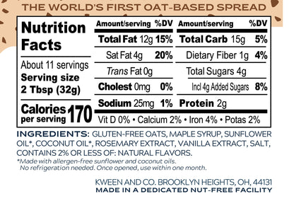 Cookie Dough (Chipless) Granola Butter by Oat Haus